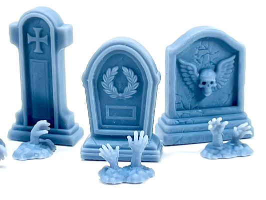 Gravestones & Zombie Hands | Graveyard Scatter