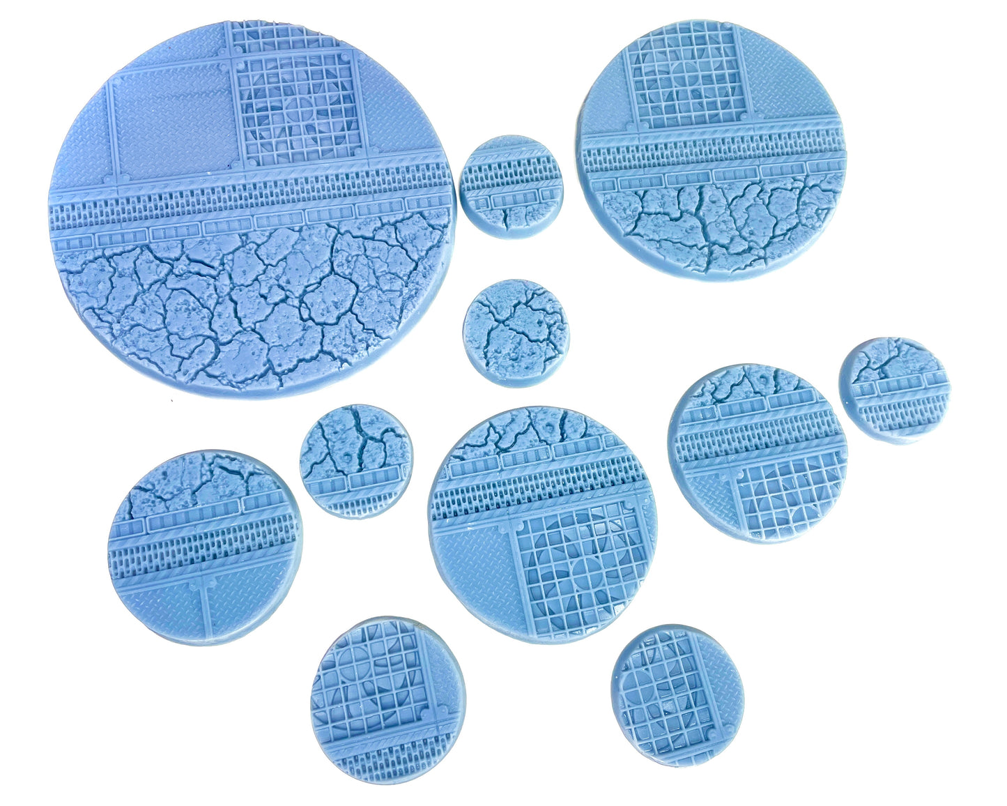 33-Piece Round Base Set with Magnet Slots : Mars Factorum