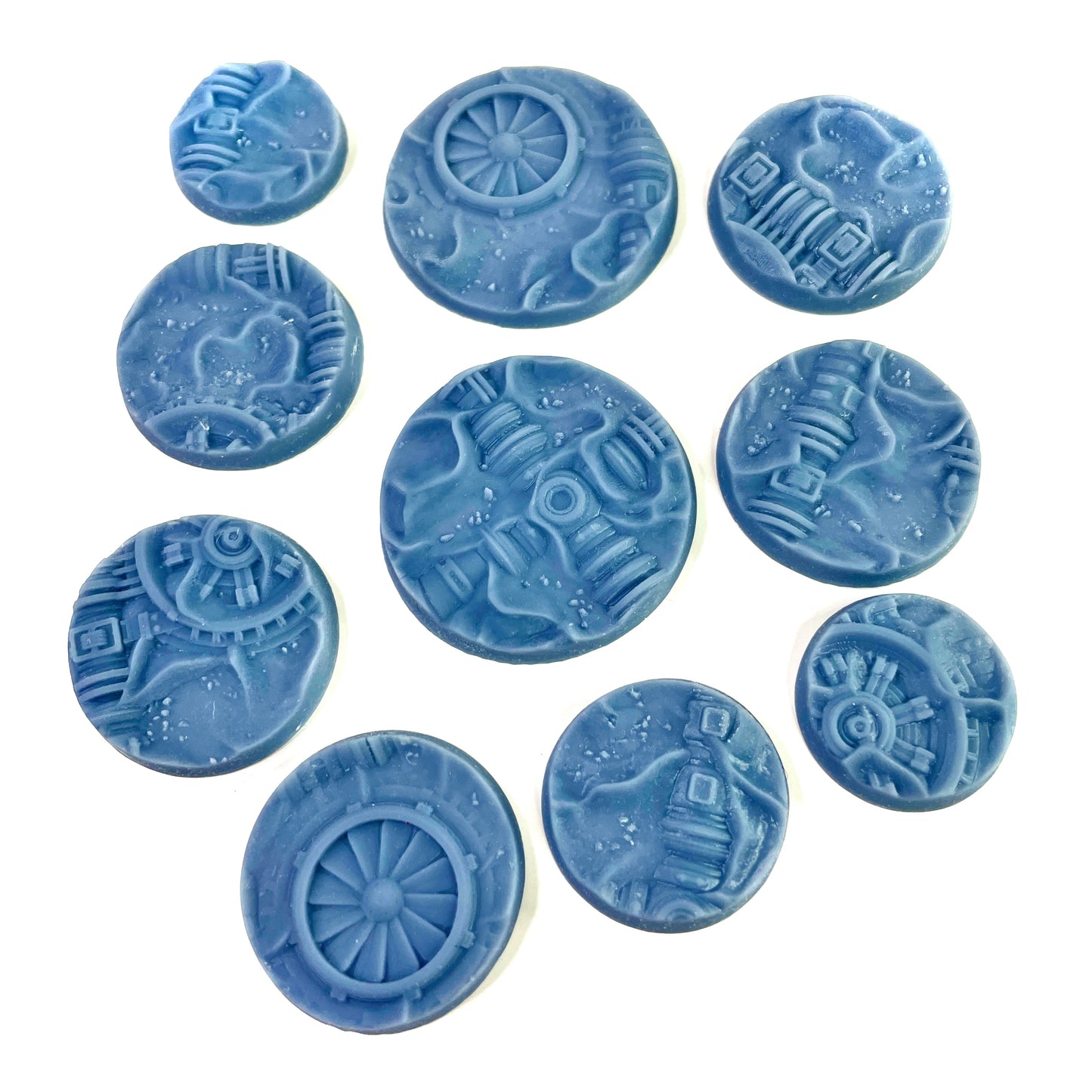 33-Piece Round Base Set with Magnet Slots : Mars Pipeline