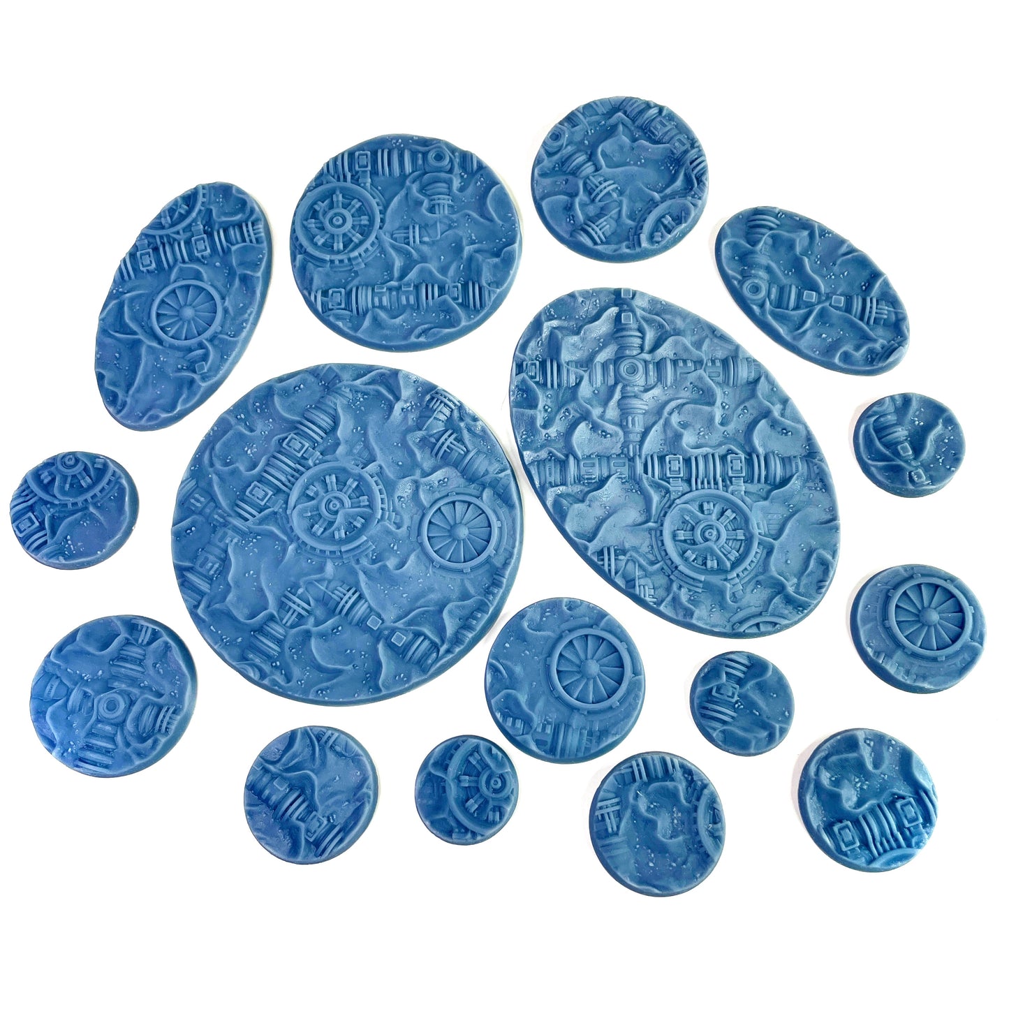 33-Piece Round Base Set with Magnet Slots : Mars Pipeline