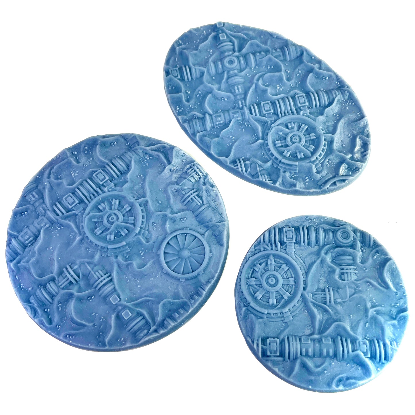 33-Piece Round Base Set with Magnet Slots : Mars Pipeline