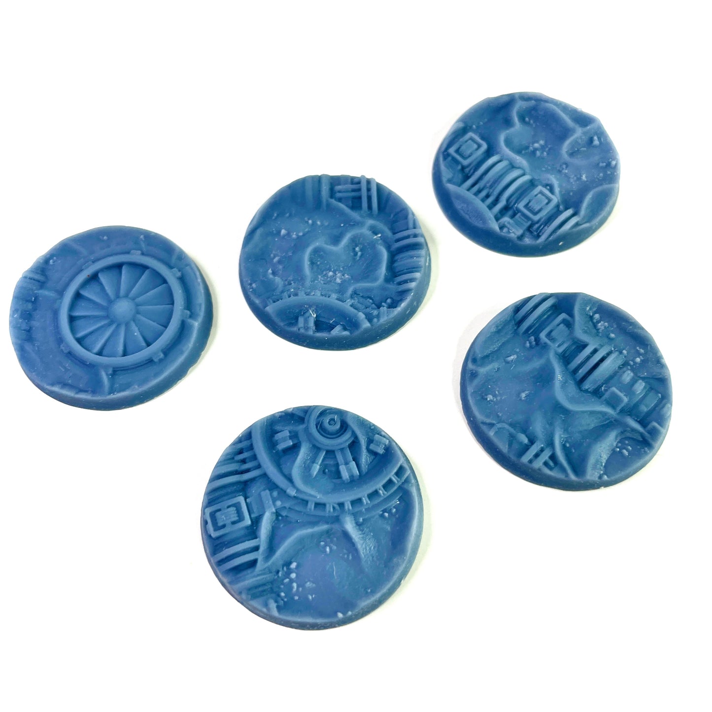 33-Piece Round Base Set with Magnet Slots : Mars Pipeline