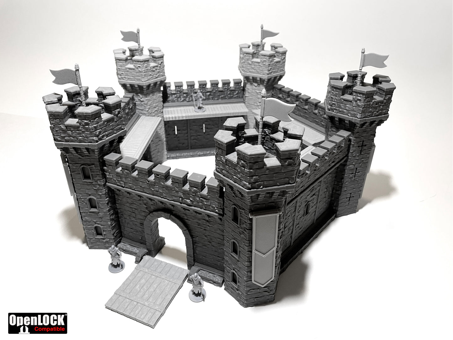 Print 'N' Roll: Medieval Castle | Texture Roller and Terrain Set