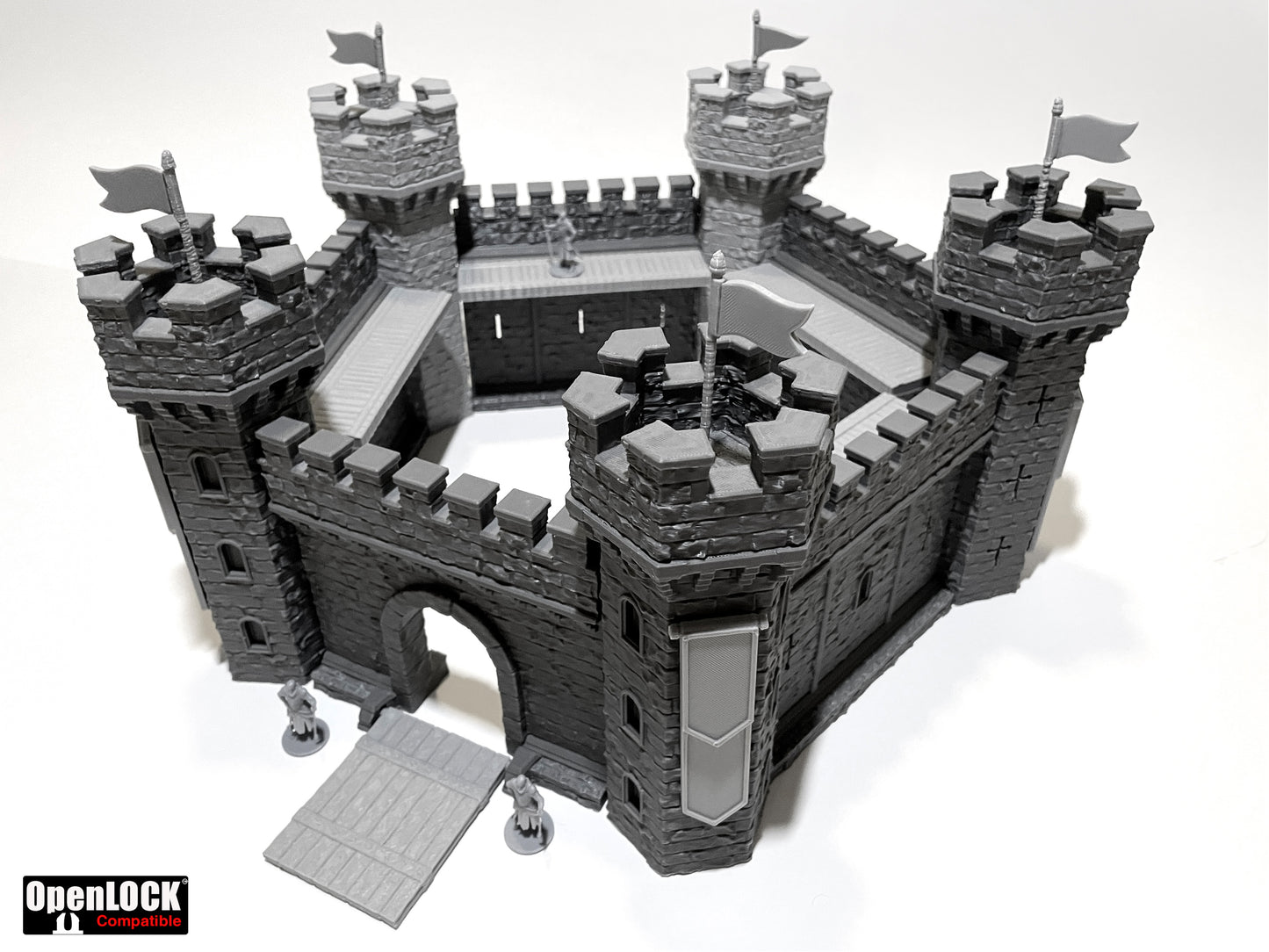 Print 'N' Roll: Medieval Castle | Texture Roller and Terrain Set