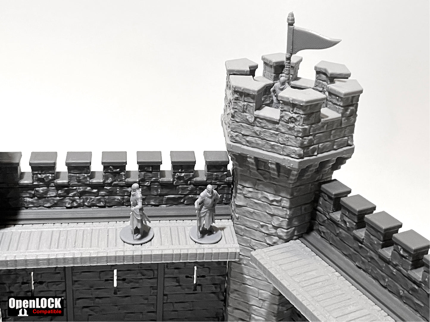 Print 'N' Roll: Medieval Castle | Texture Roller and Terrain Set