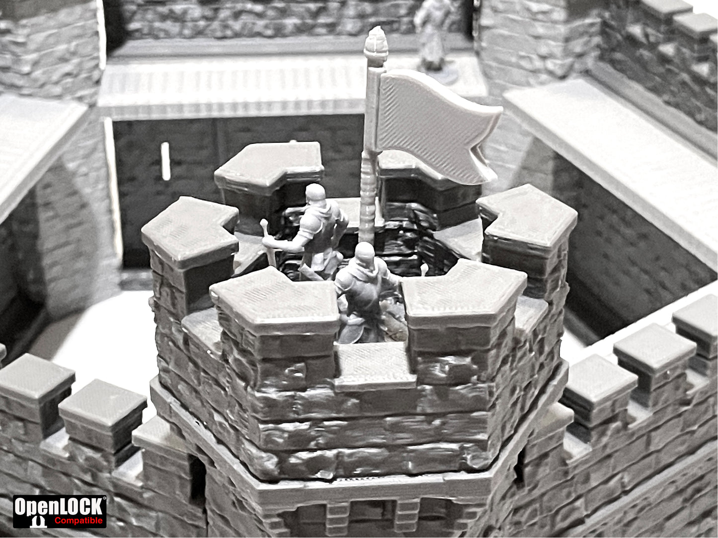 Print 'N' Roll: Medieval Castle | Texture Roller and Terrain Set