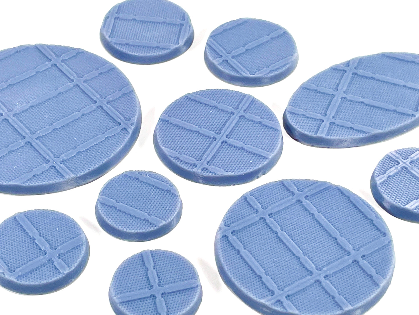 33-Piece Round Base Set with Magnet Slots : Metal Grate
