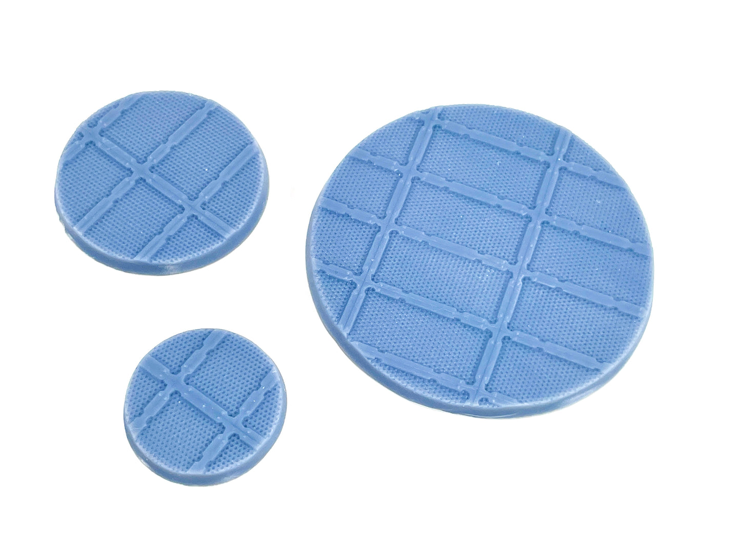 33-Piece Round Base Set with Magnet Slots : Metal Grate
