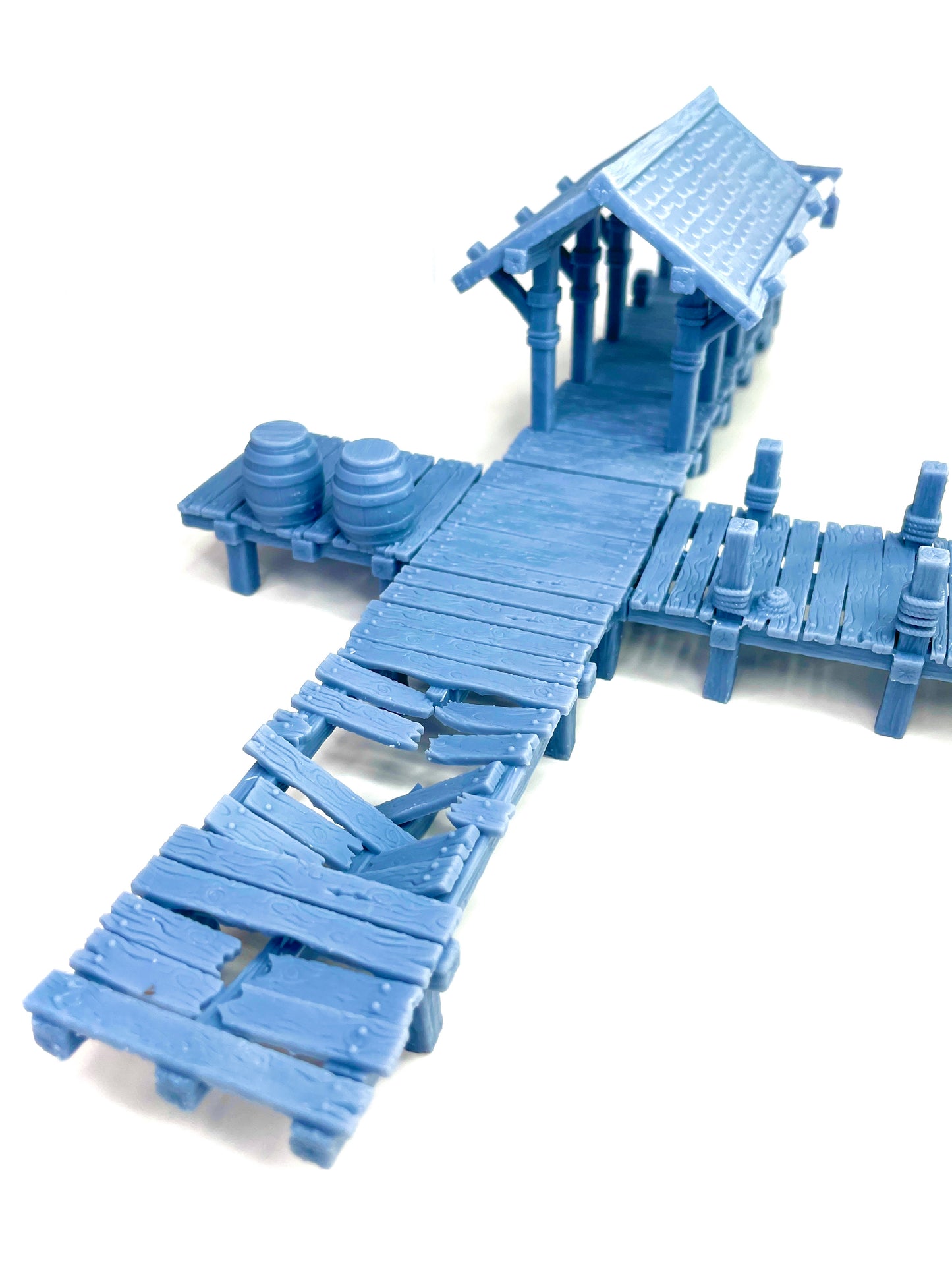 12 Piece Modular Wooden Bridge