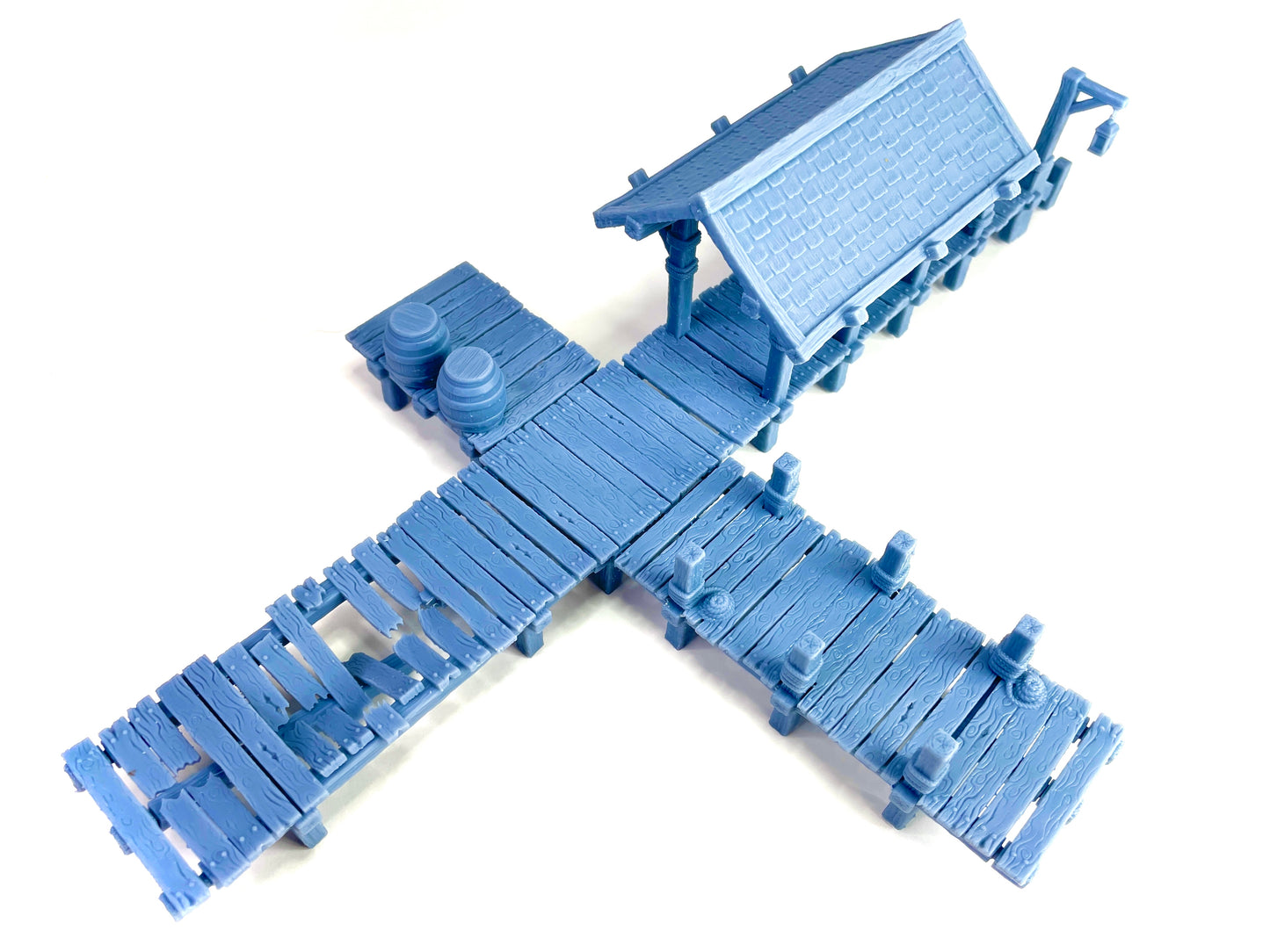 12 Piece Modular Wooden Bridge