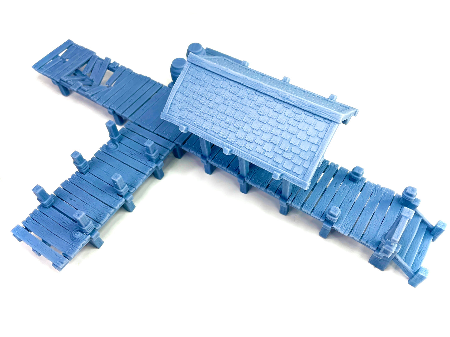 12 Piece Modular Wooden Bridge