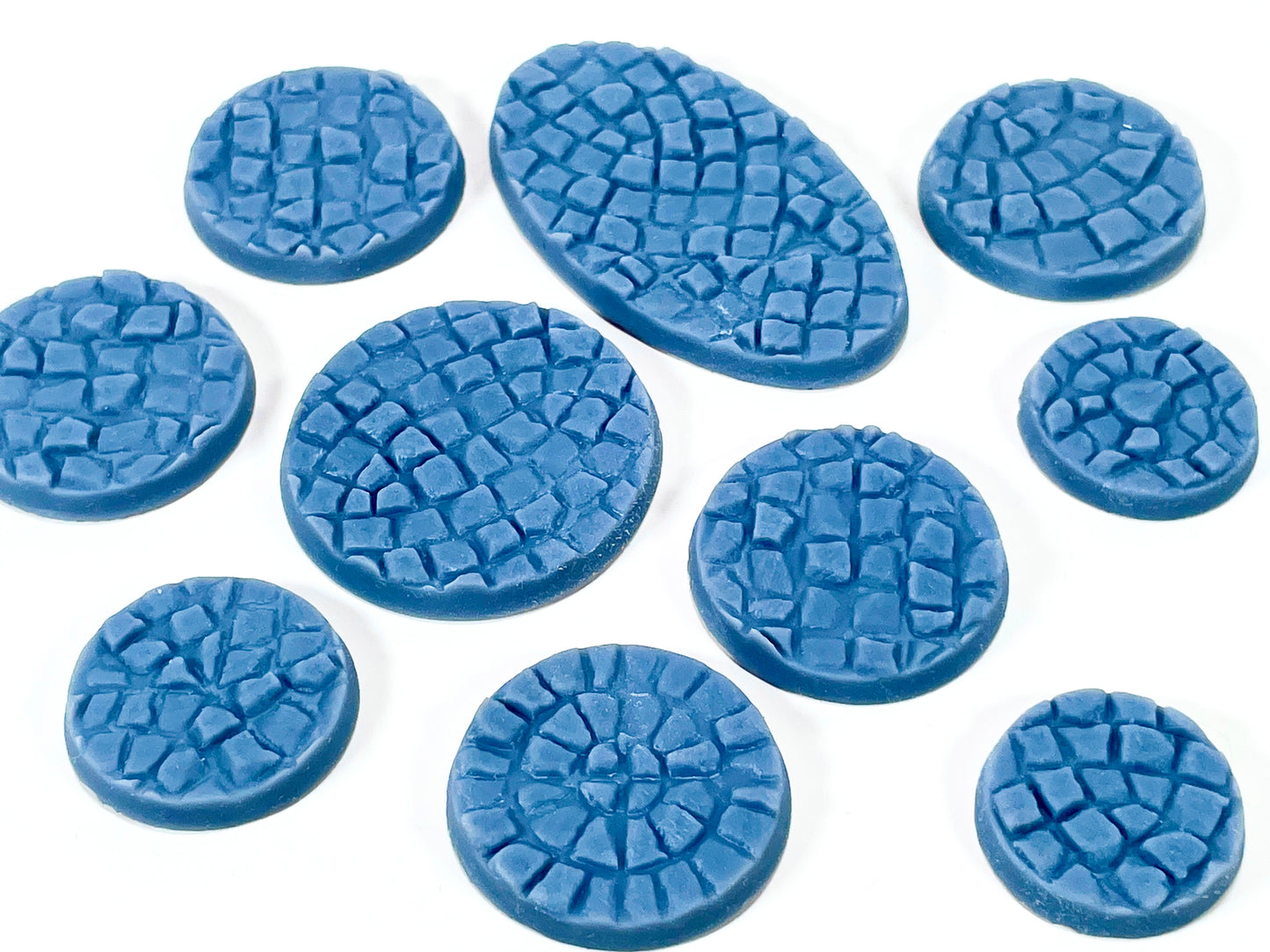33-Piece Round Base Set with Magnet Slots : Mosaic Tile