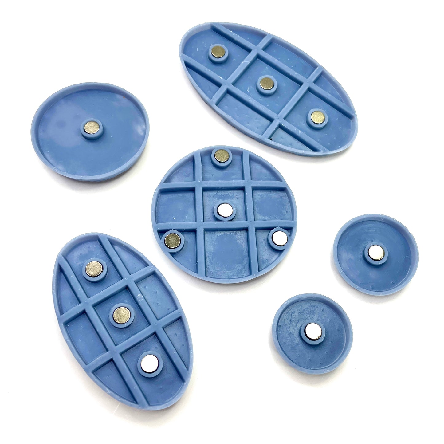 33-Piece Round Base Set with Magnet Slots : Mosaic Tile