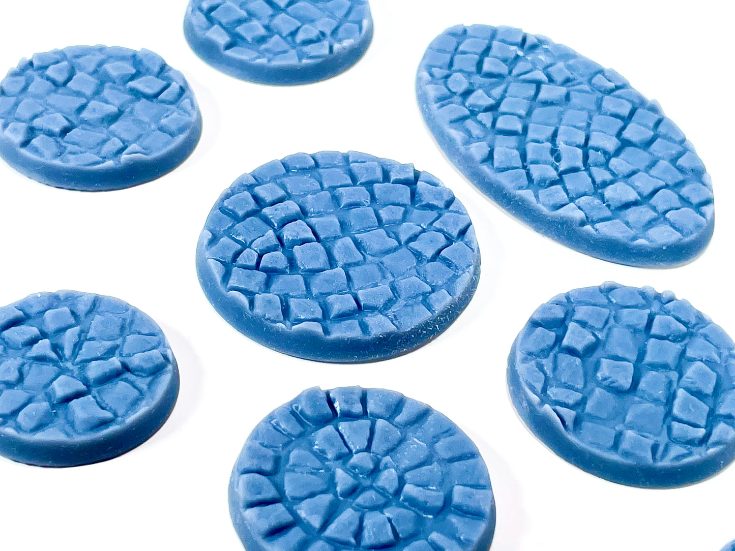 33-Piece Round Base Set with Magnet Slots : Mosaic Tile