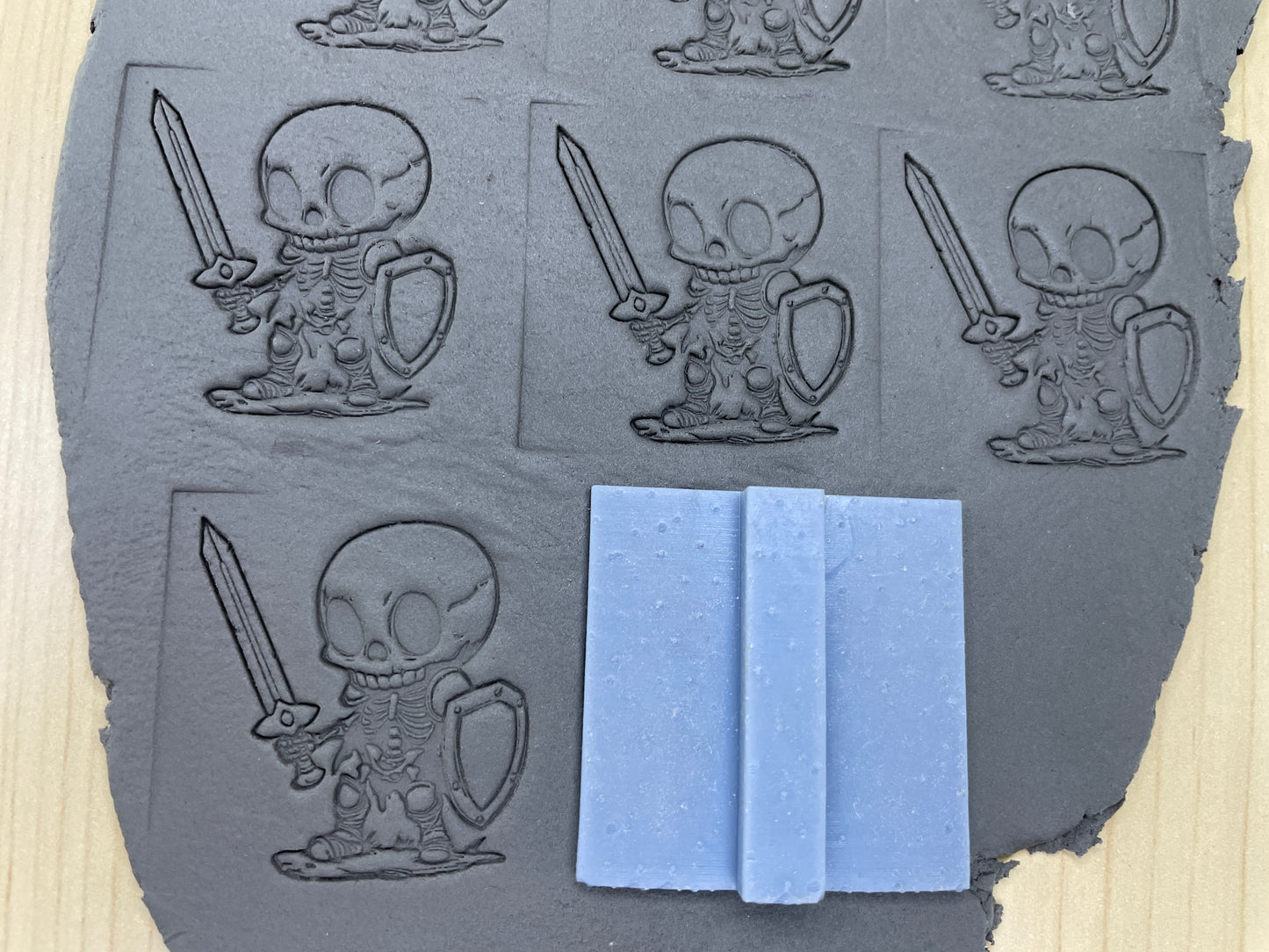 Skeleton Miniature Stamp and Cutter