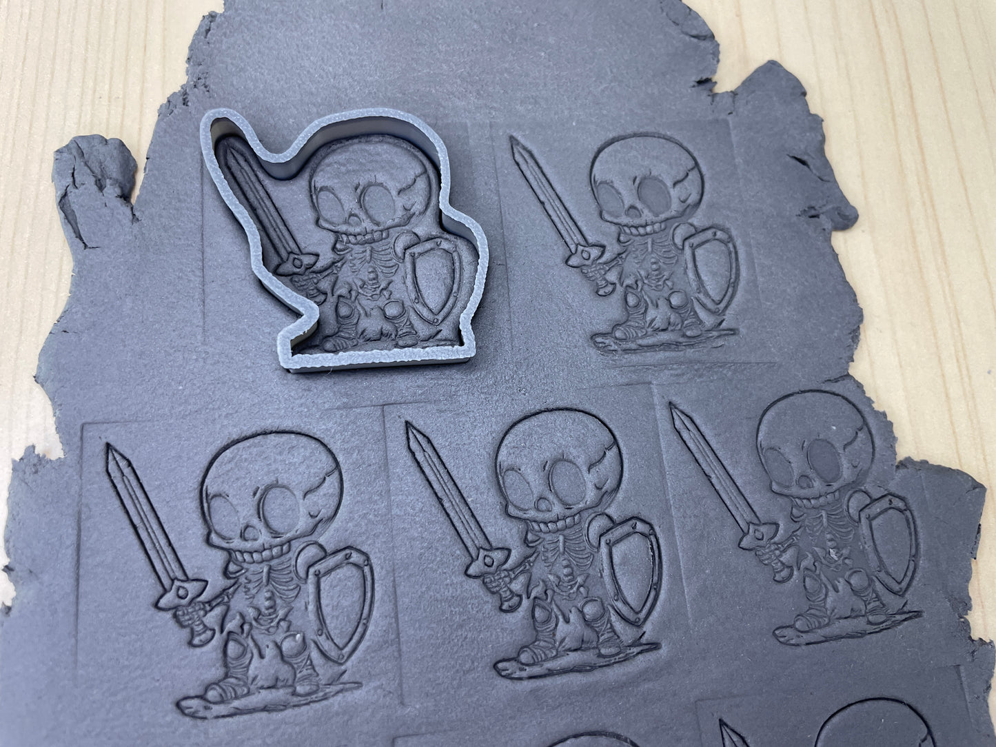 Skeleton Miniature Stamp and Cutter