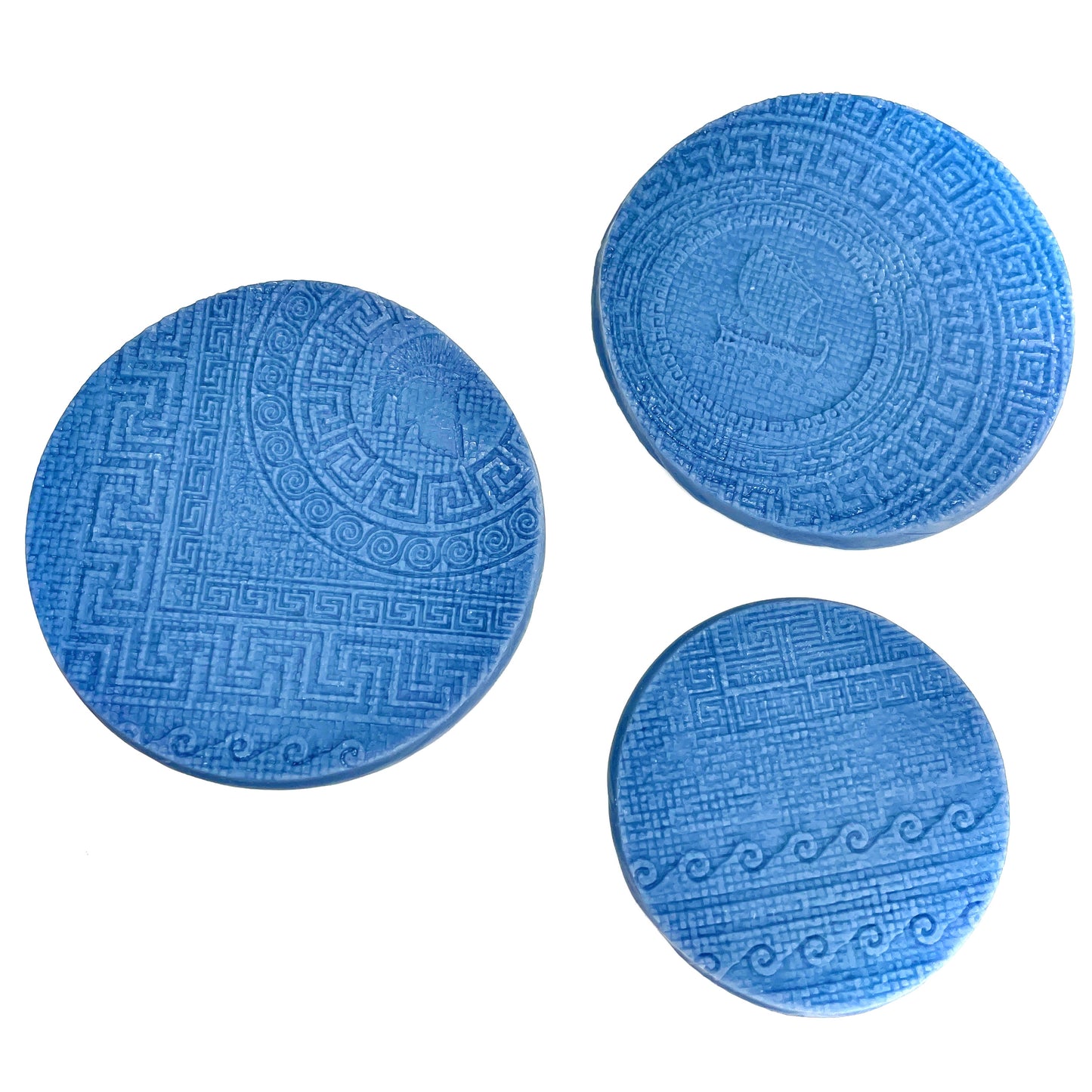 33-Piece Round Base Set with Magnet Slots : Spartan Mosaic