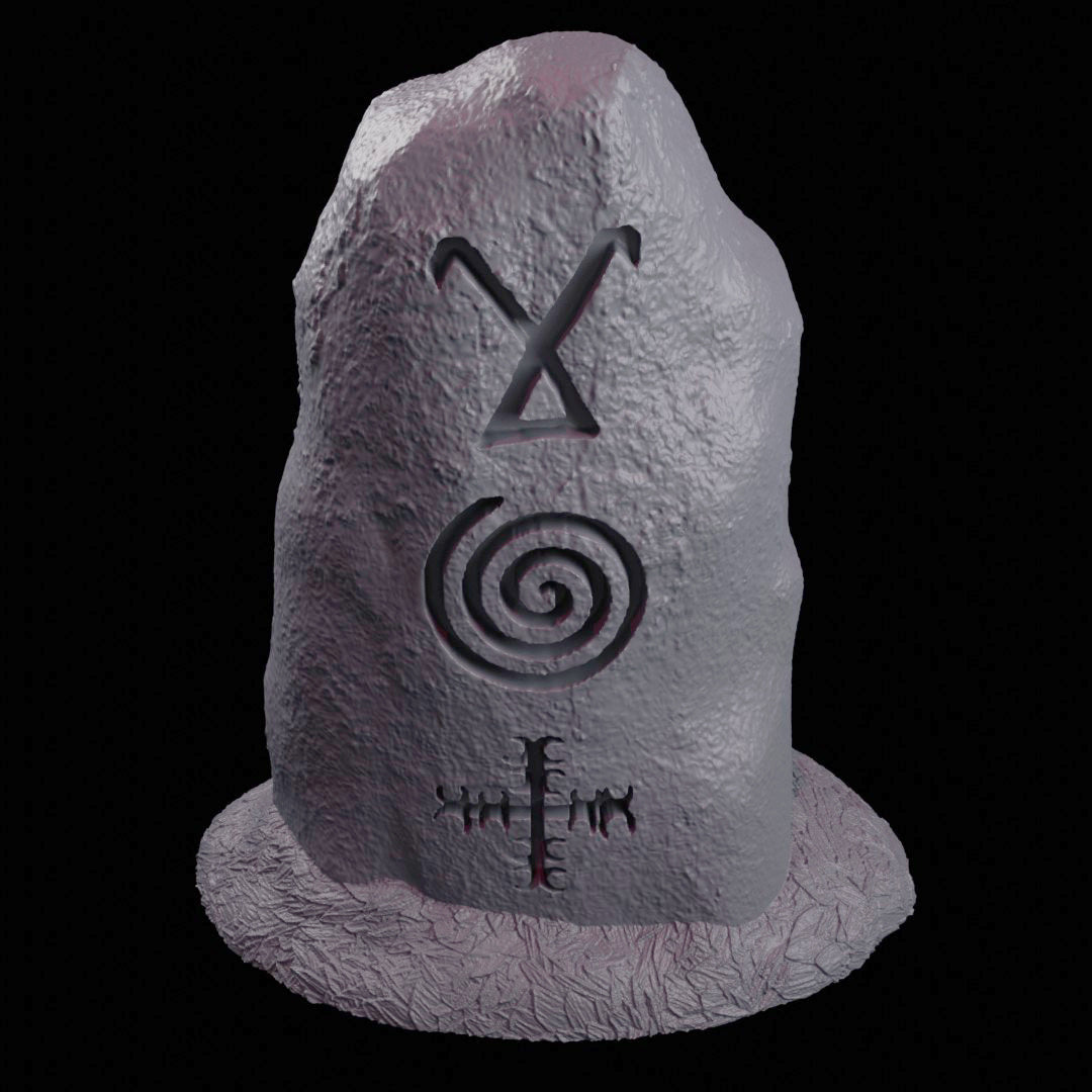 Standing Rune Stones – Custom Miniature Maker