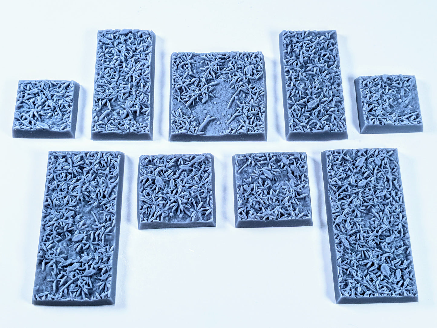 33-Piece Square Base Set with Magnet Slots : Wild Grass