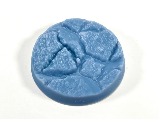 33-Piece Round Base Set with Magnet Slots : Worn Stone Tiles