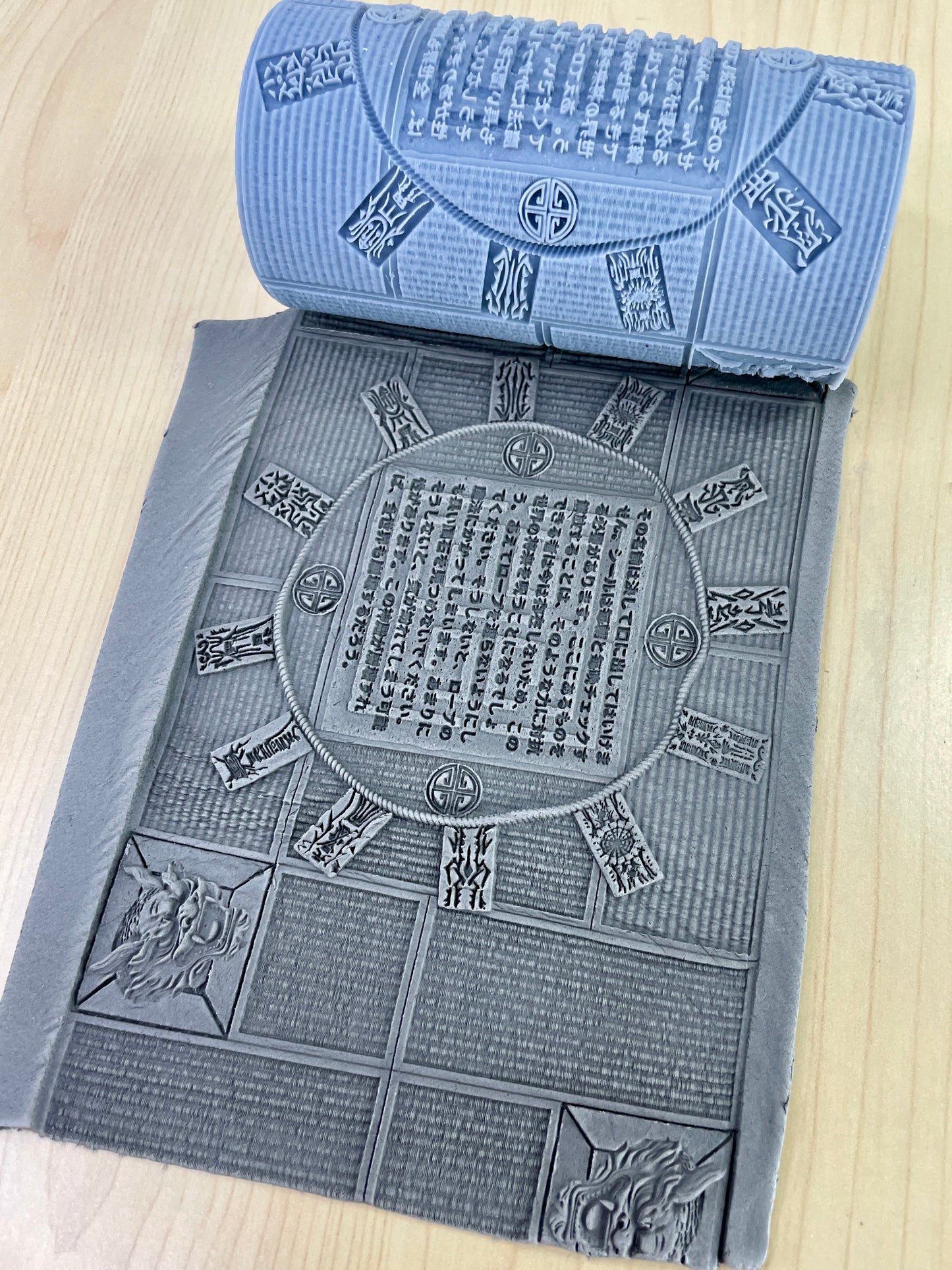 Print 'N' Roll: Yokai Temple (Texture Roller and Terrain Set)